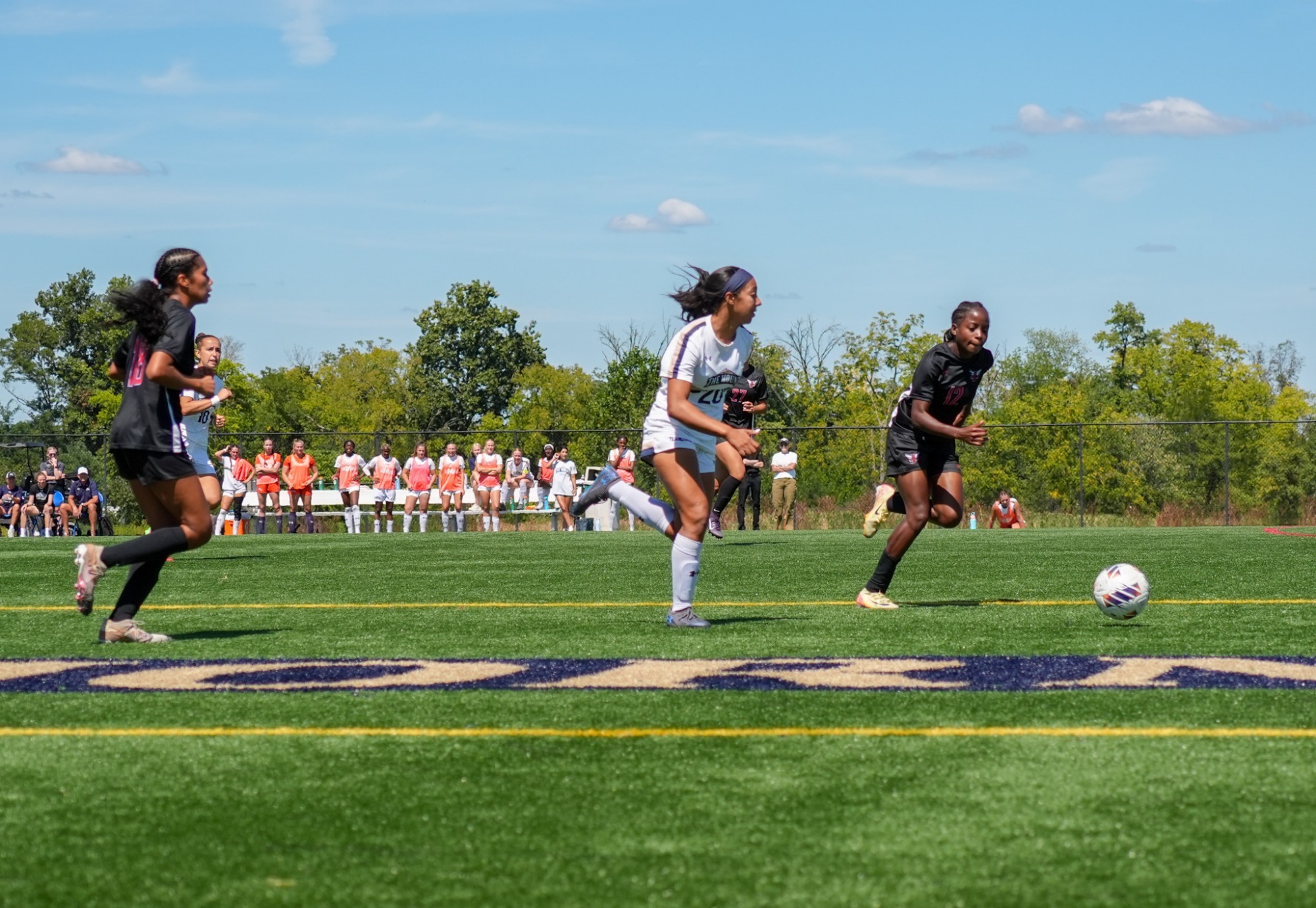  Aayla Burgo Dribbling Against Delaware state
