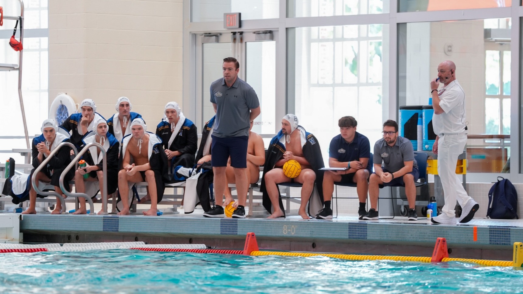 Justin Vink Monitoring the Pool