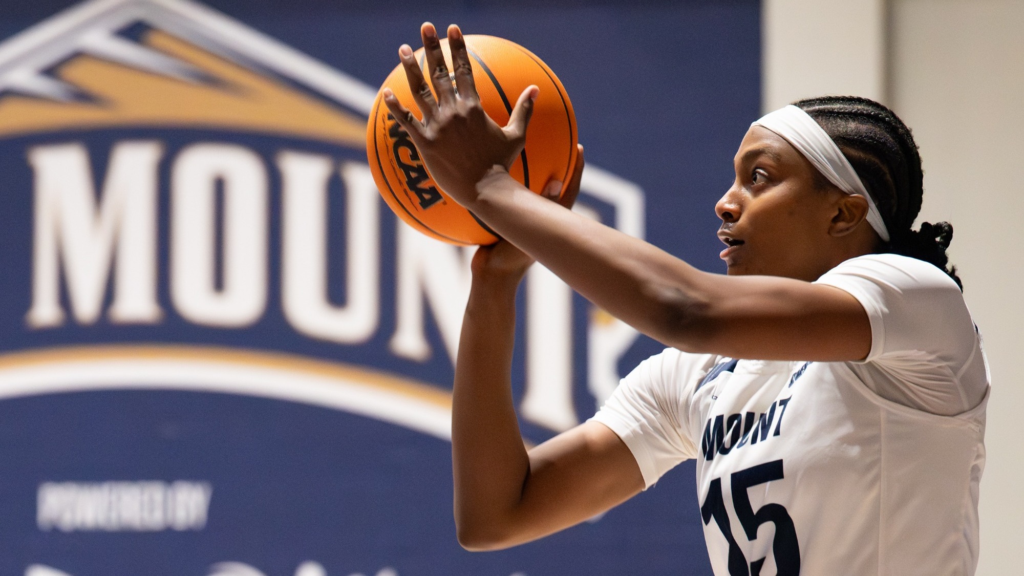 Gabrielle Kennerly Close Up Shot While Shooting