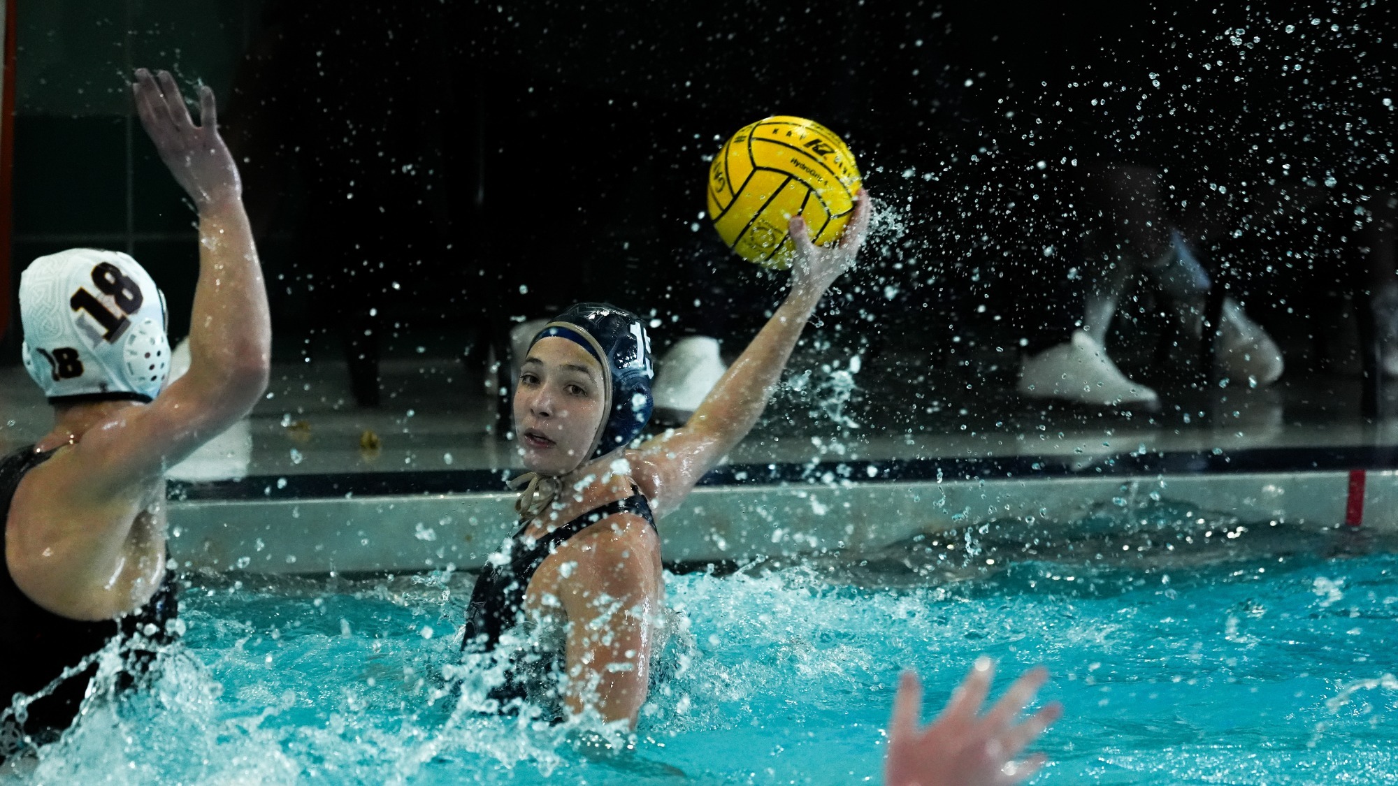 Radaelli shooting at goal 