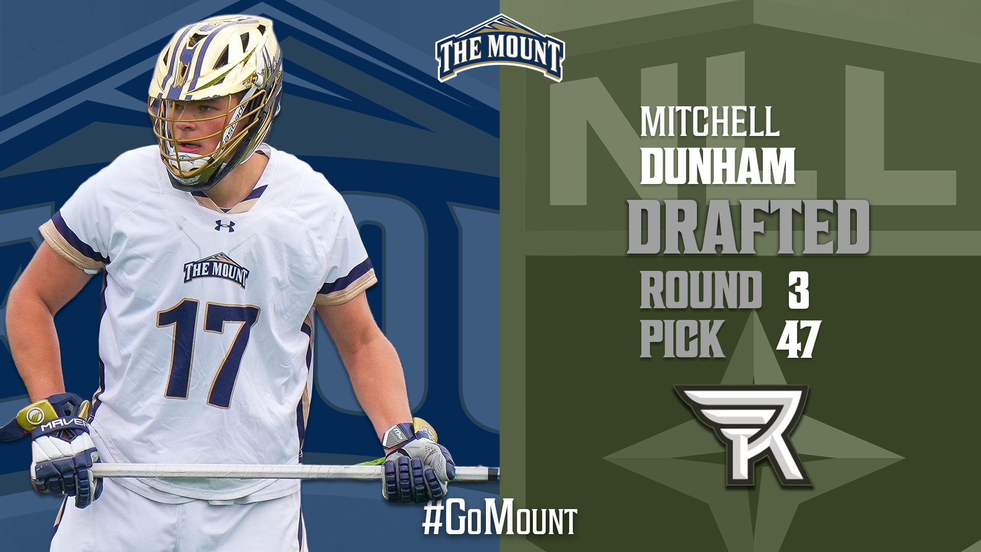 Mitchell Dunham Drafted by Rochester Nighthawks of the National Lacrosse League