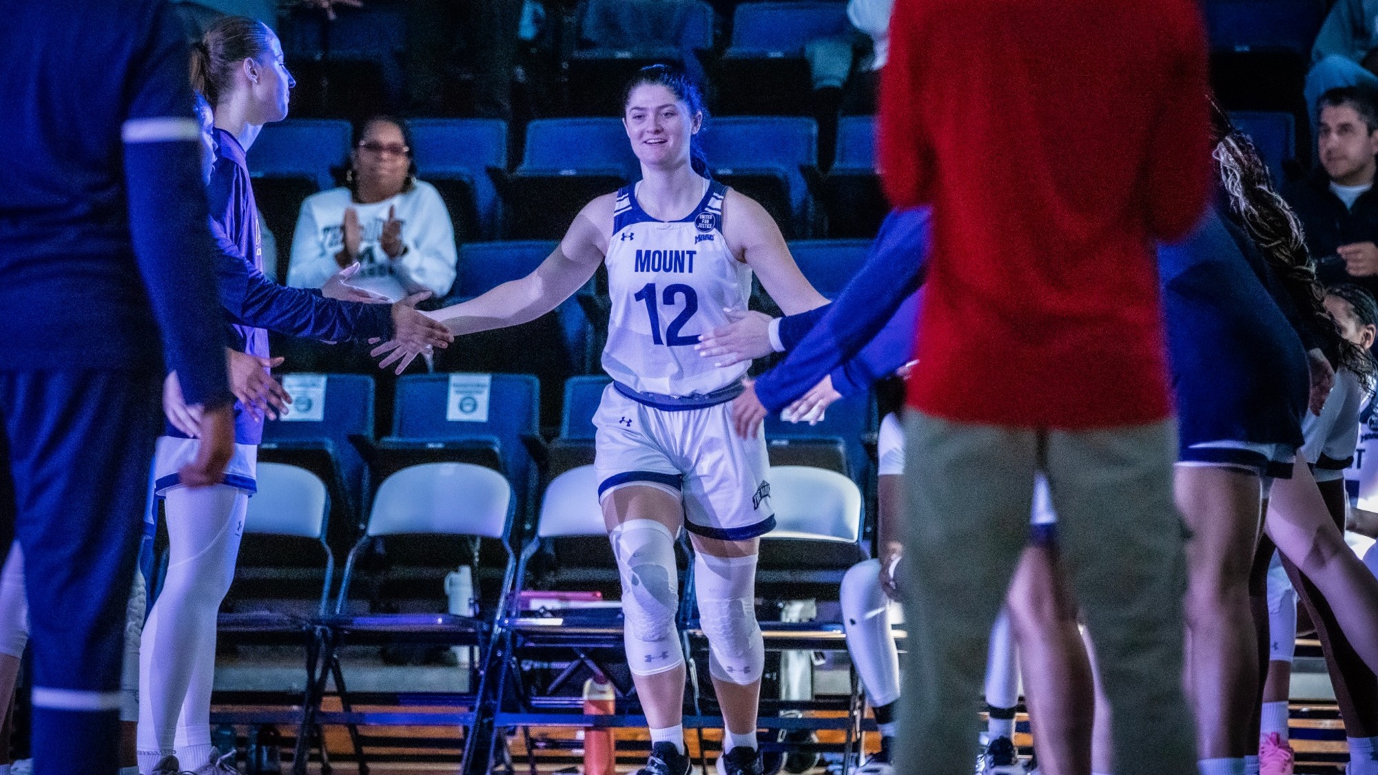 Giana Hoddinott in the Starting Lineup Introductions