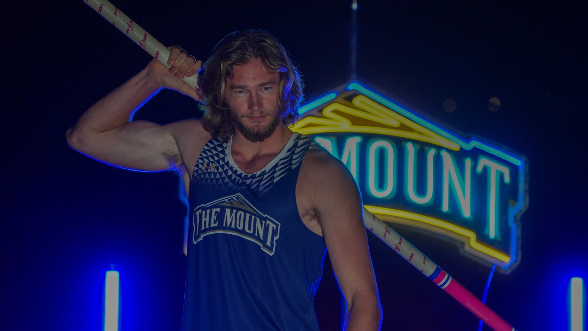 Ethan Detemer Posing at Track Media Day