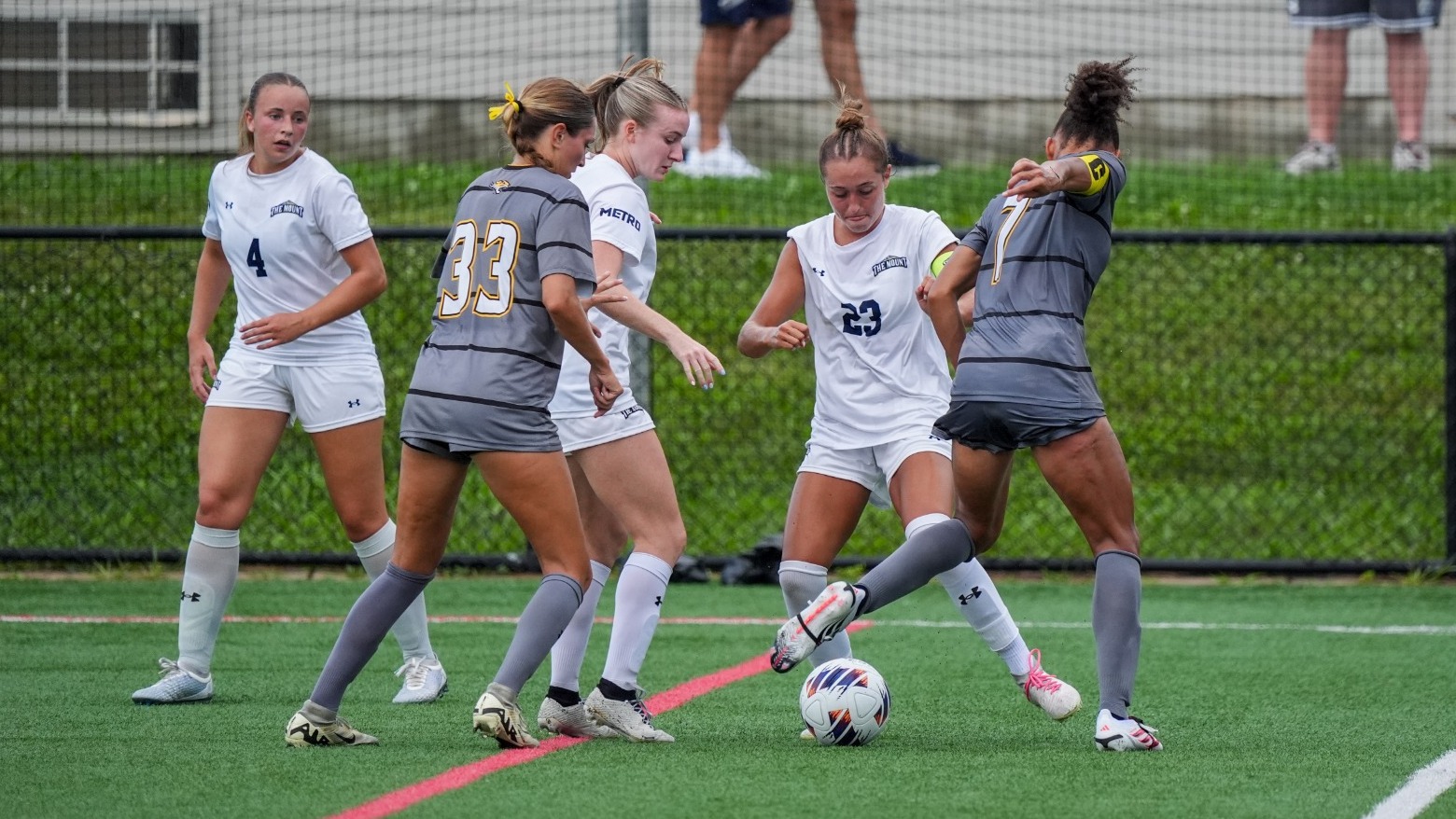Erin Antone and Cassidy Nichols Weaving Thru Traffic