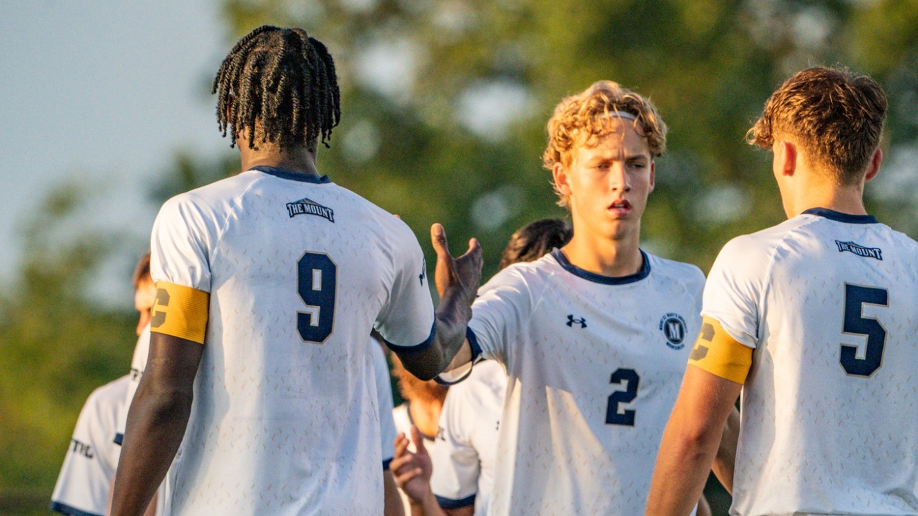 Abou Cherif and Oliver Jorgensen Go in for a High Five