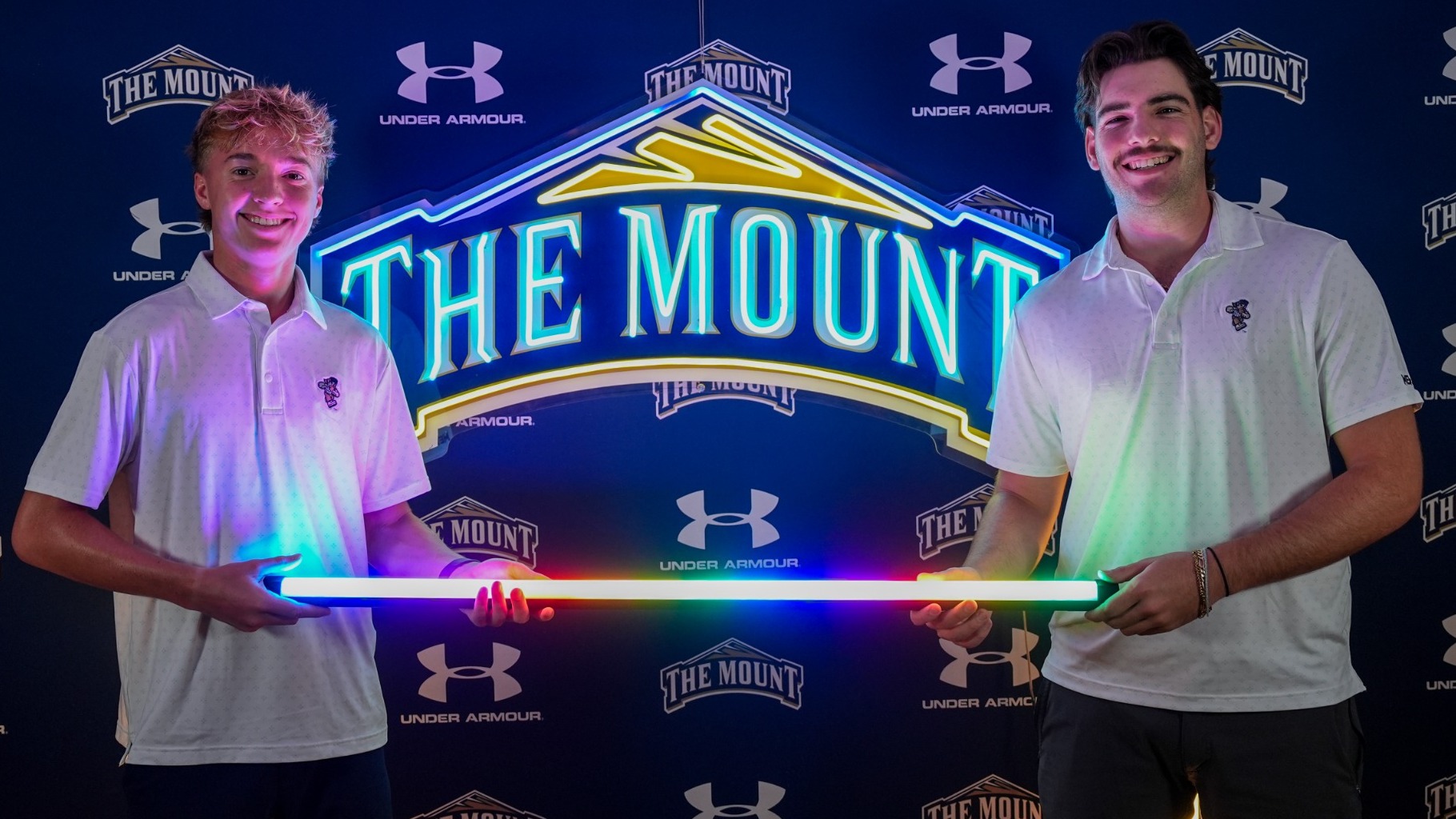 Tristan Smith and Fisher Coleman-Sayer with Light Stick Media Day 26-27'