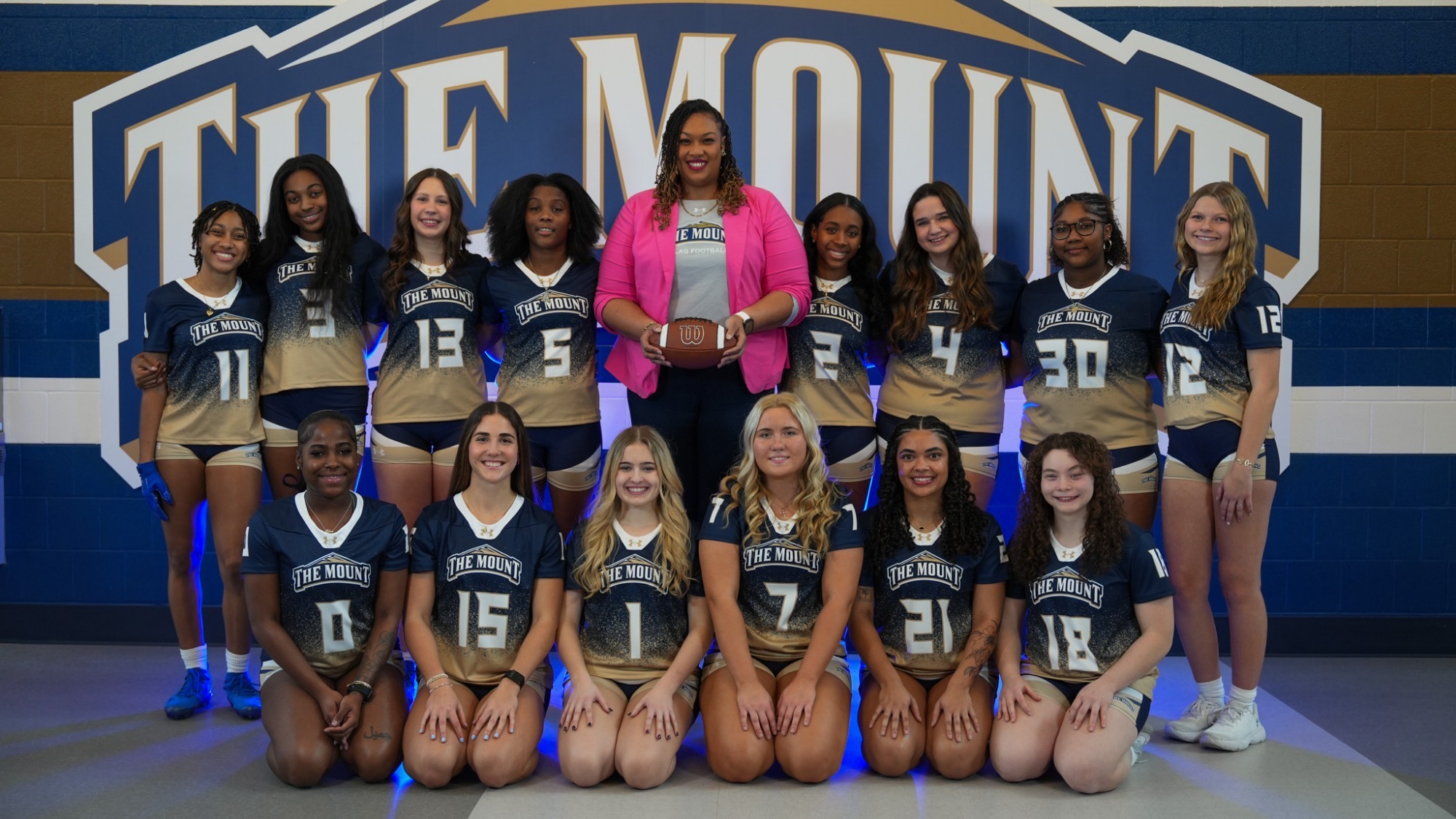 Mount St. Mary's Flag Football Team Photo