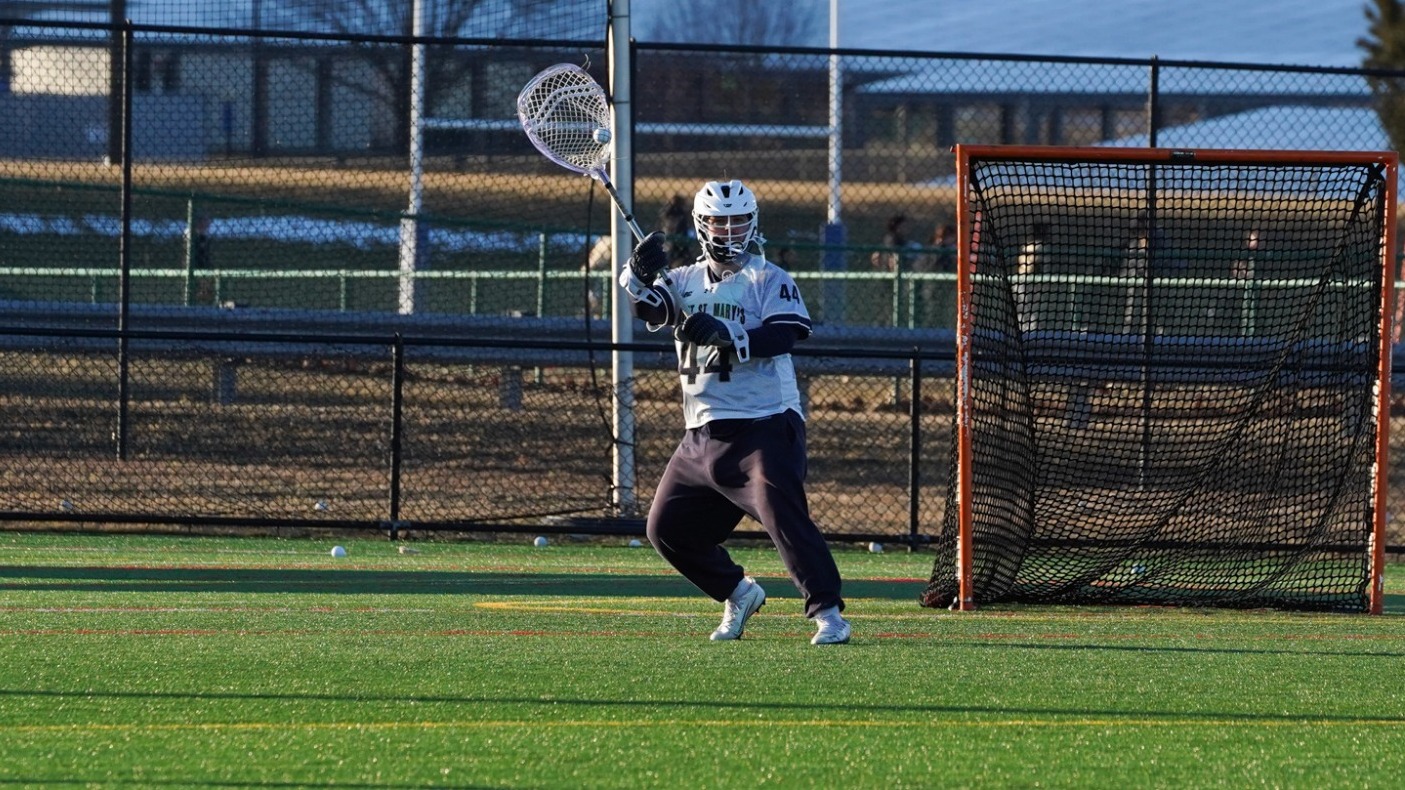 Bennett Wright with the ball in his net