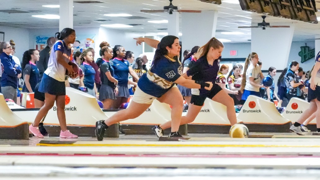 Leah Varela During Bowling Practice