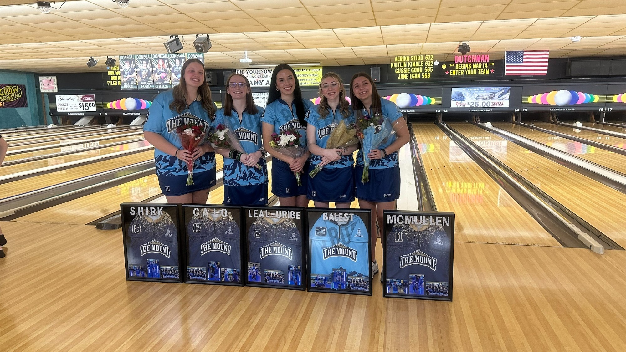 2026 Bowling Senior Class on Senior Day