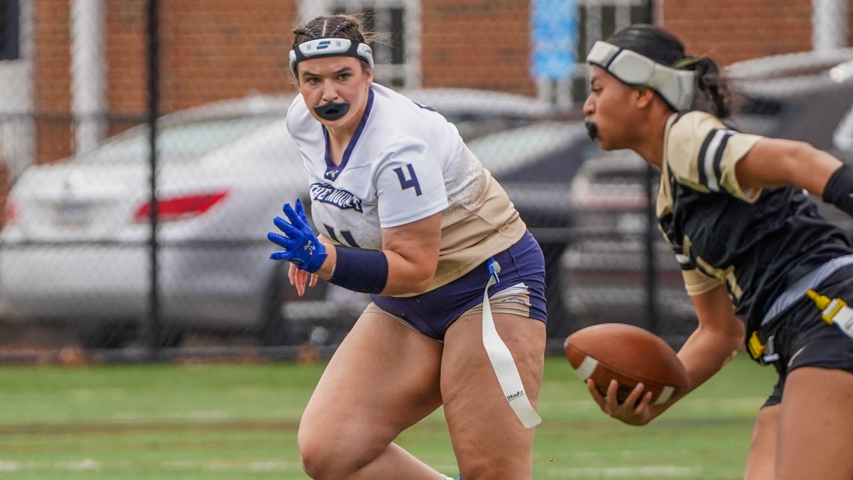 Madison Kean Closes in for a Tackle