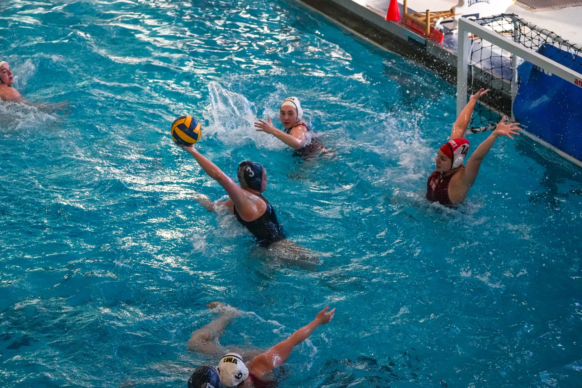 Schreurs shoots on goal v. VMI 2026