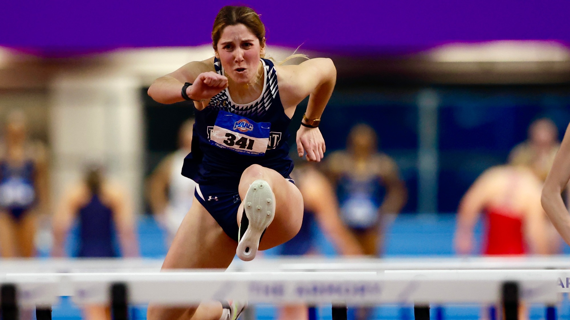 Marta Gonzalez Alvarez in the Hurdles