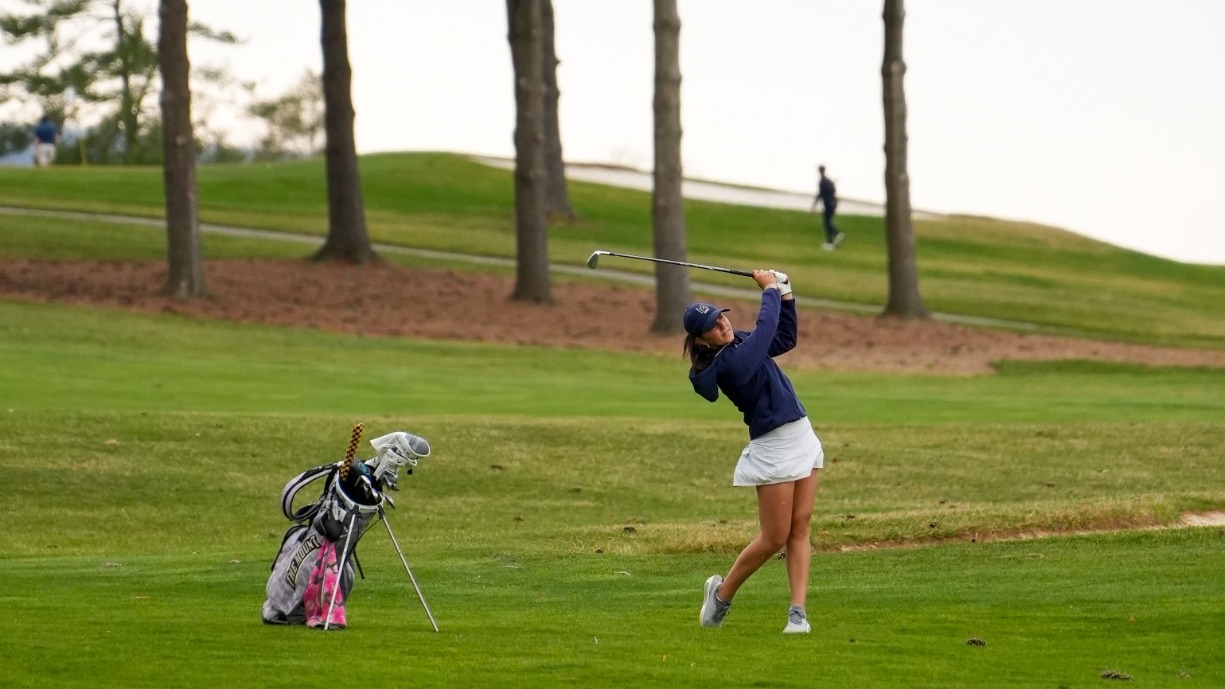 Jennifer Sorkin After Swinging Golf Club