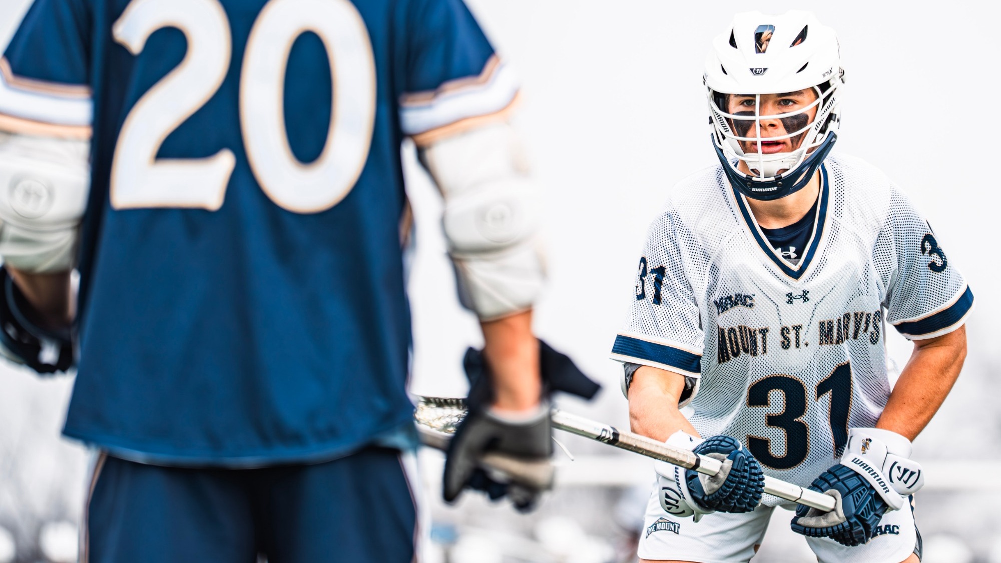 Conner Aquino Staring Down a Defender