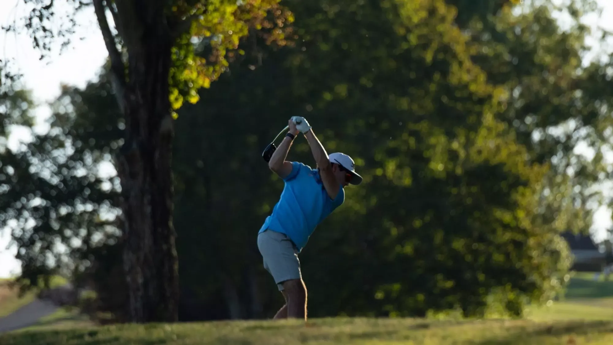 Santiago Bonequi About to Hit Ball into Field