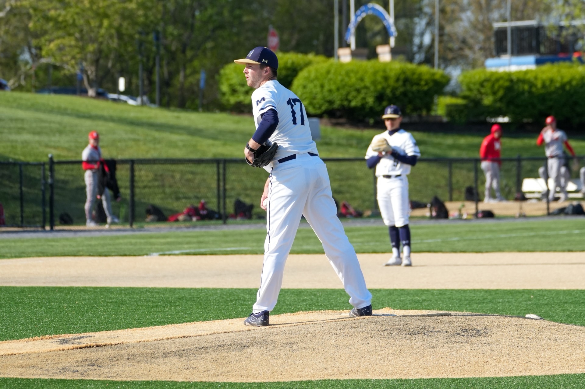 Jackson Snyder from the stretch against Maryland 2026