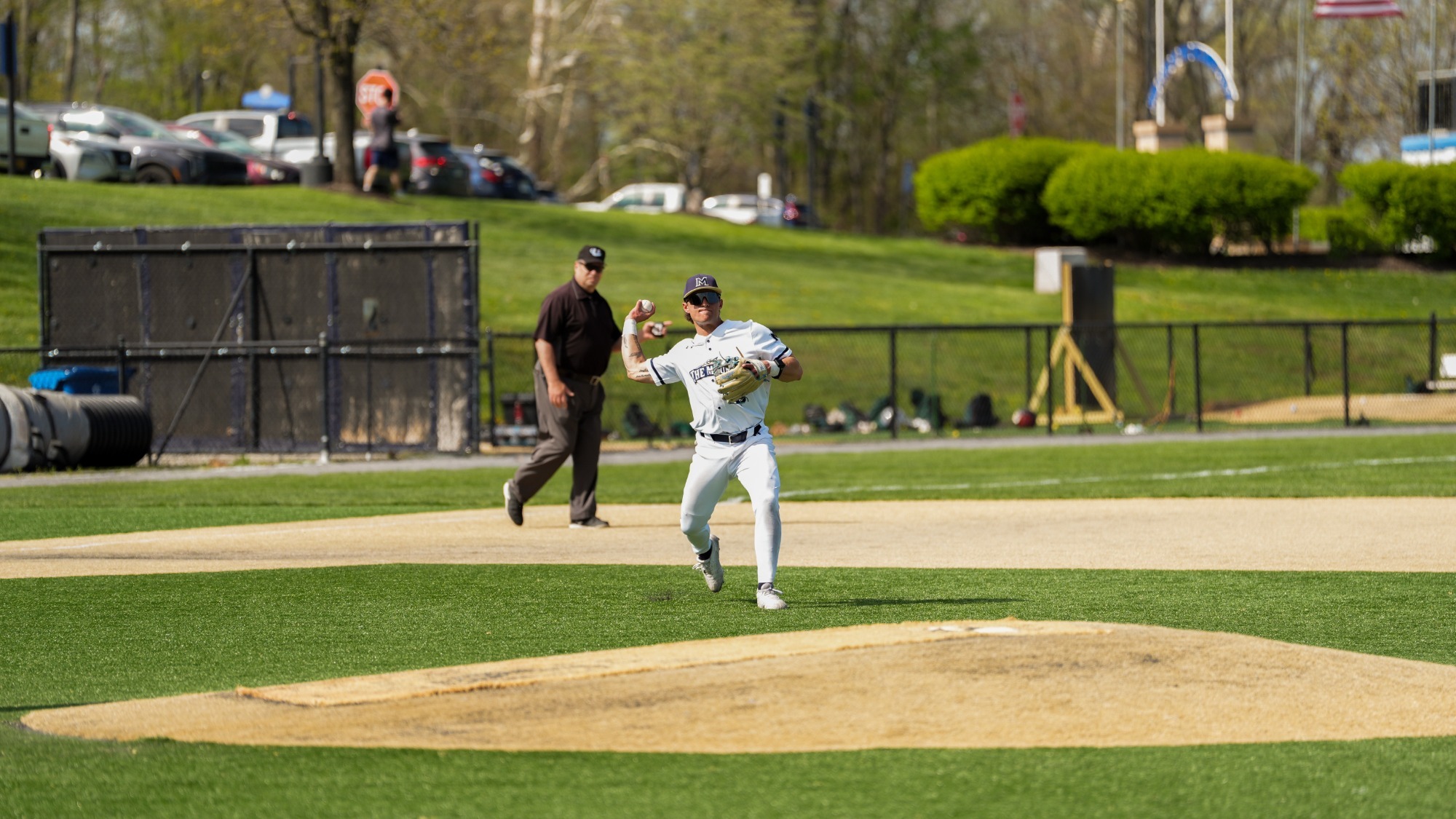 Fredo throws ball to first base 2026
