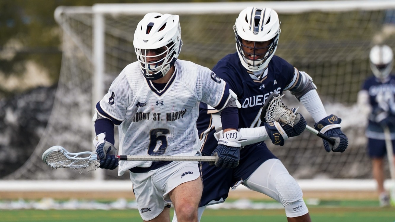 Nicolas Belmonte Wins a Faceoff Against His Queens Counterpart