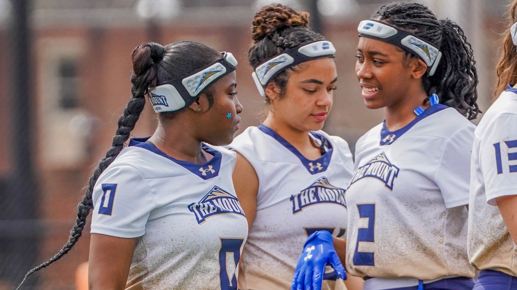 Chloe Lover-Omar, Keira Speikes, and Alyssa Lane Share a Smile at Ferrum
