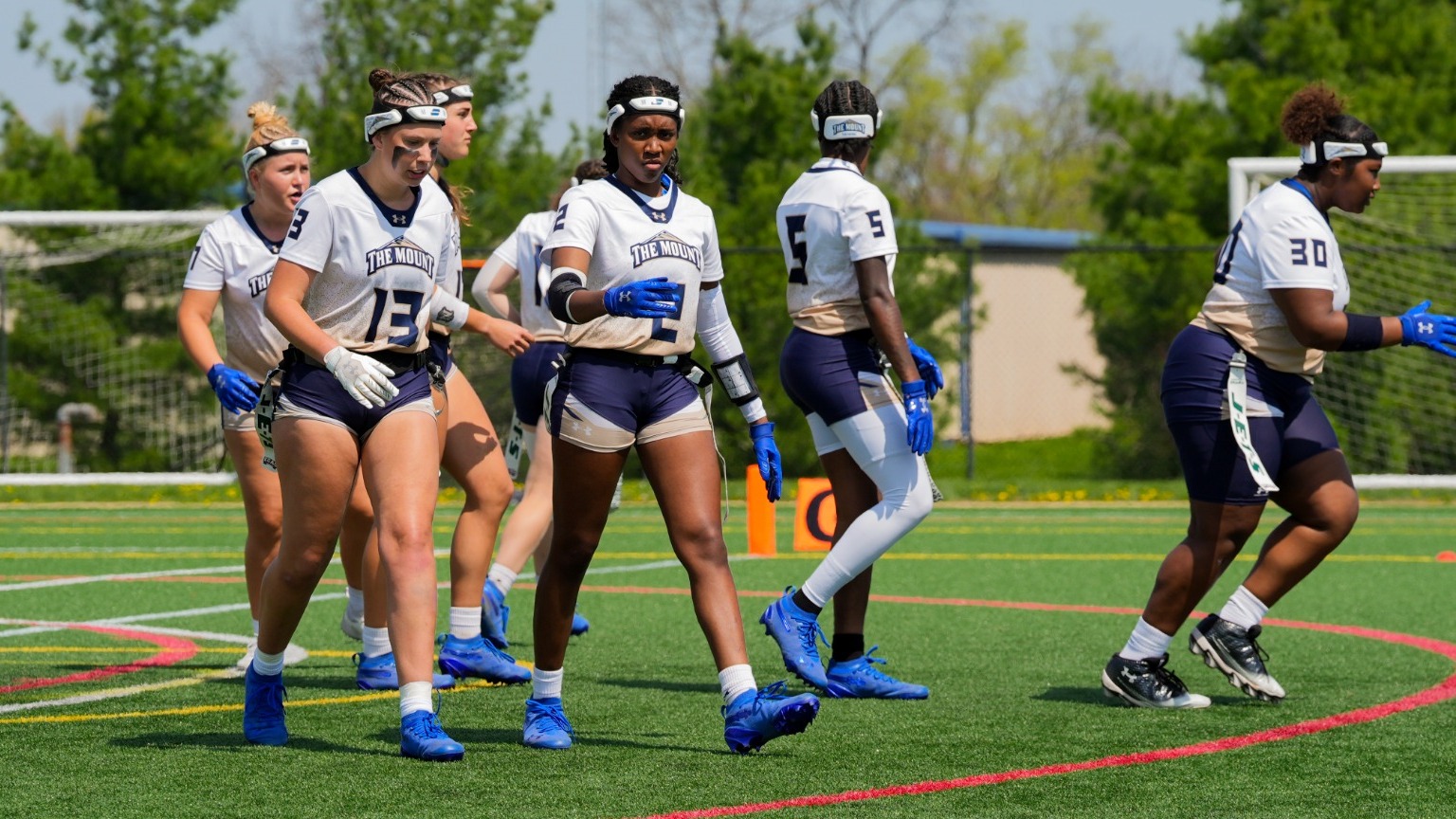 Flag Football Coming Off the Field