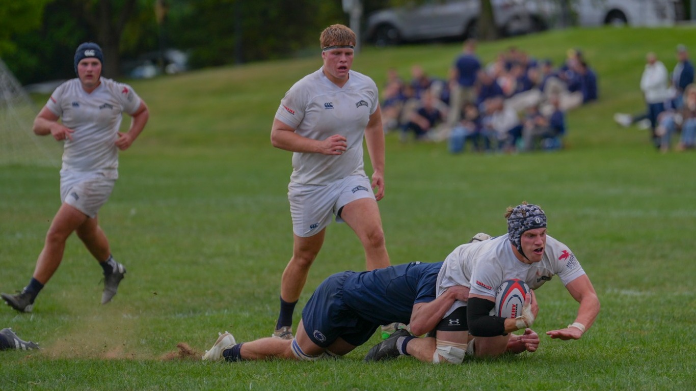 Alfie Booth During a Rugby Play