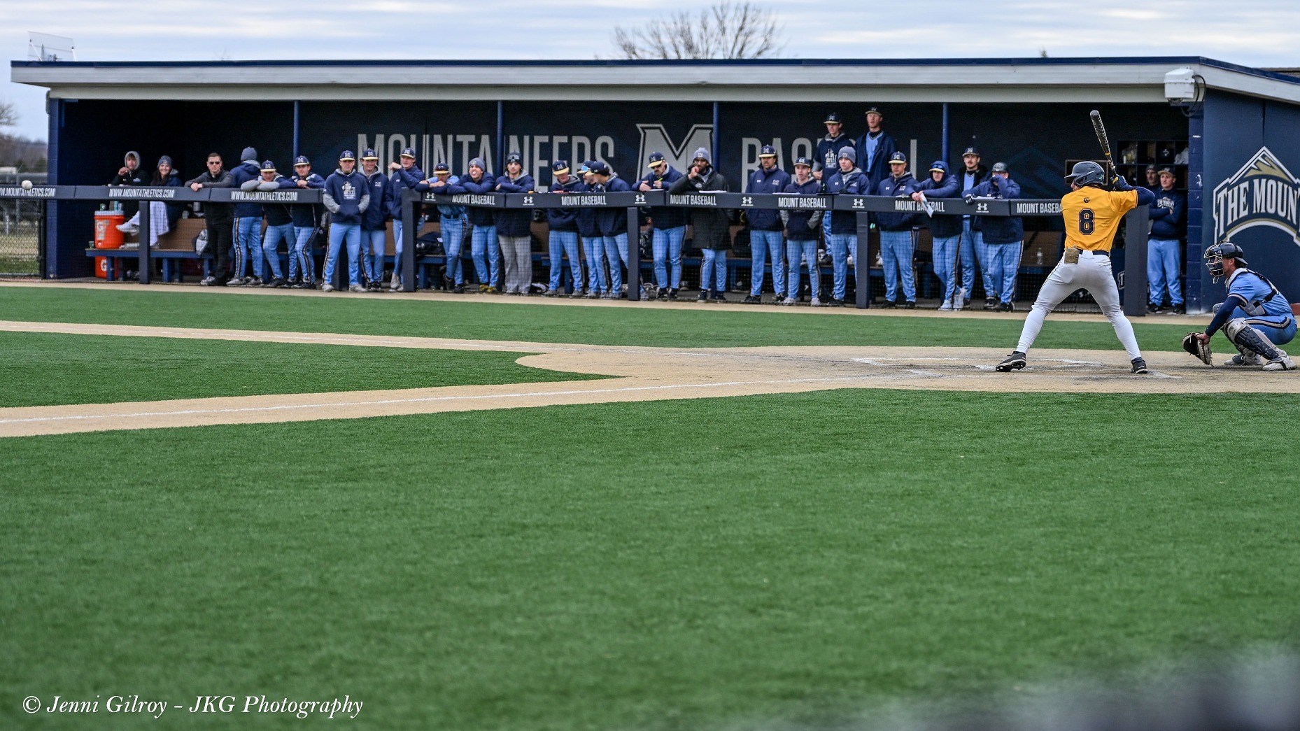 Mount Baseball in the Dugout