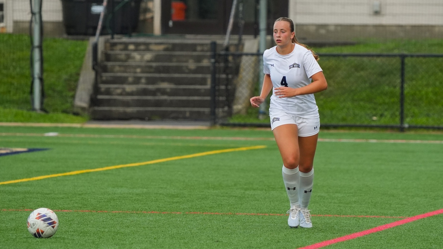 Lyndsay Heath Approaching the Soccer Ball