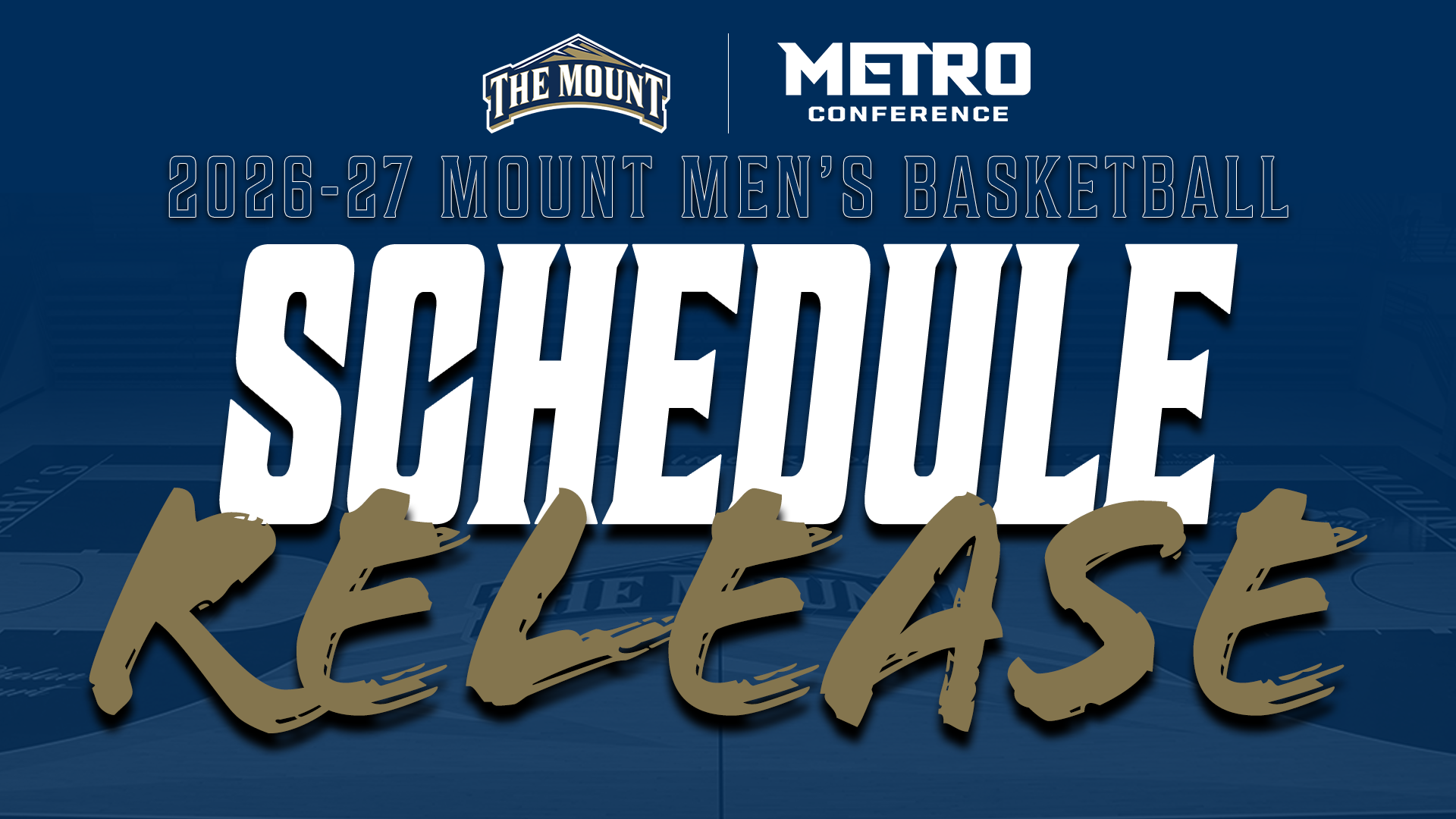 2026-27 Mount Men's Basketball Schedule Graphic