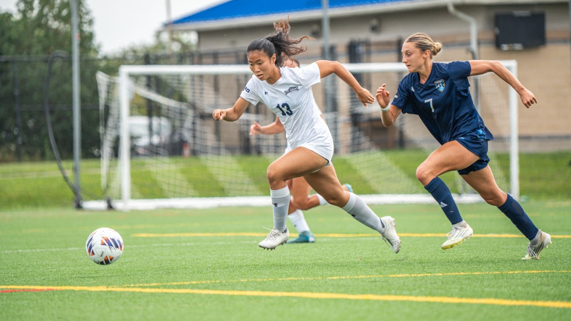Cauome Valle Running After a Ball Against Quinnipiac