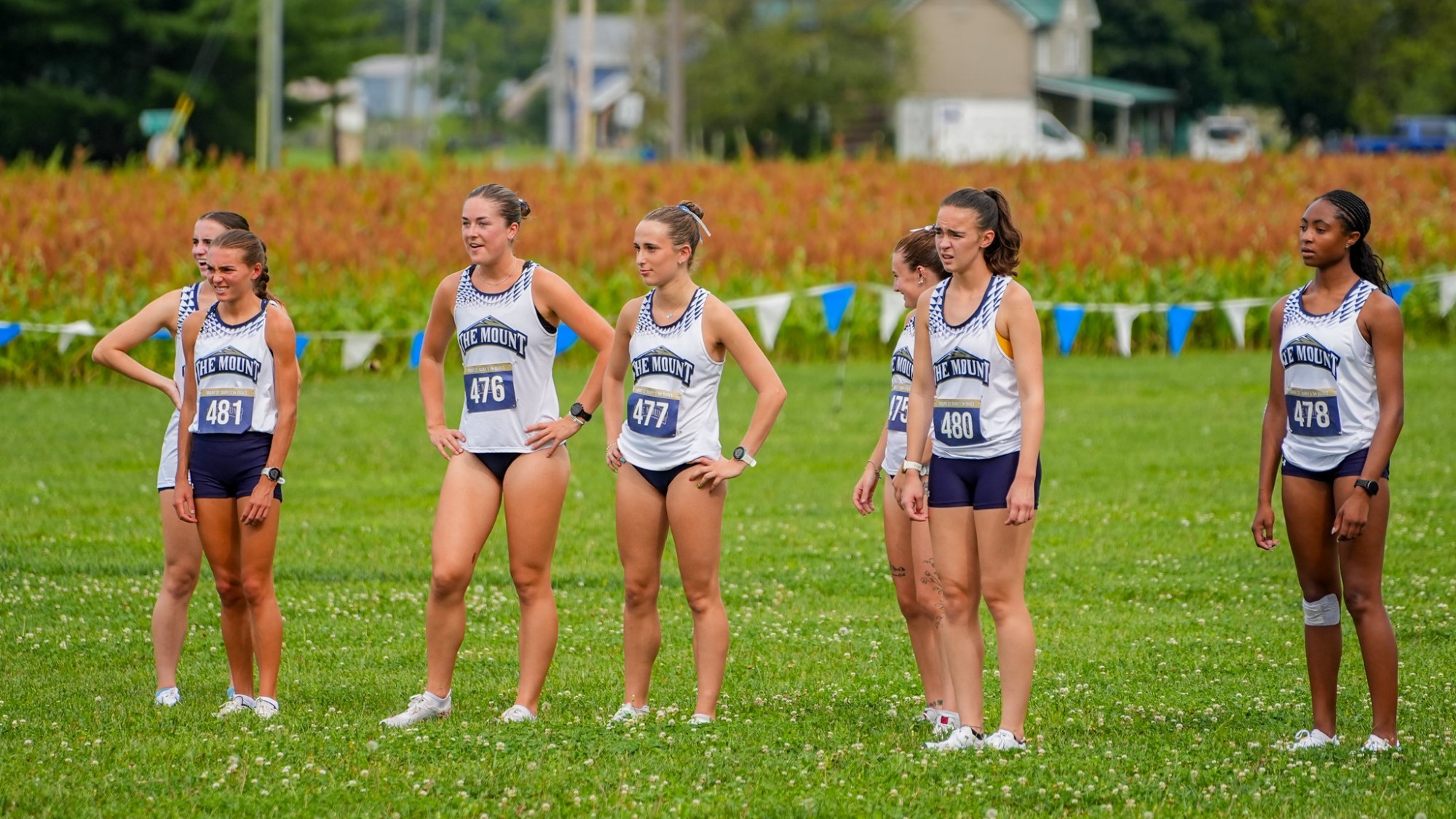 Mount Cross Country Runners Awaiting the Start of the Race