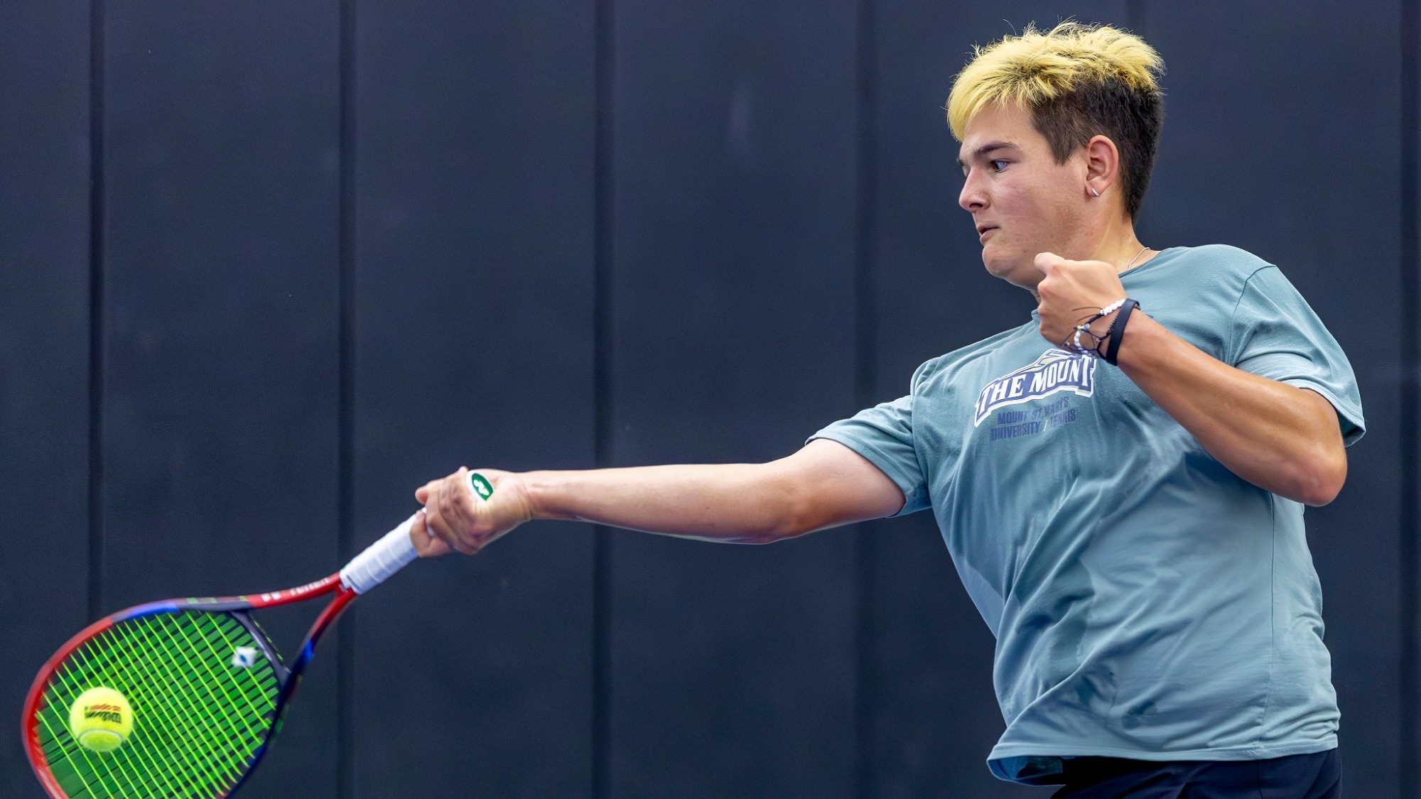 Ryan Wagner Delivering a Backhand