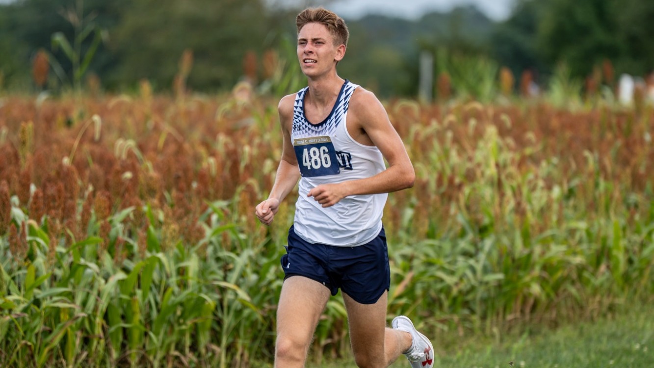 Jack Nebbia Running Down the Final Stretch