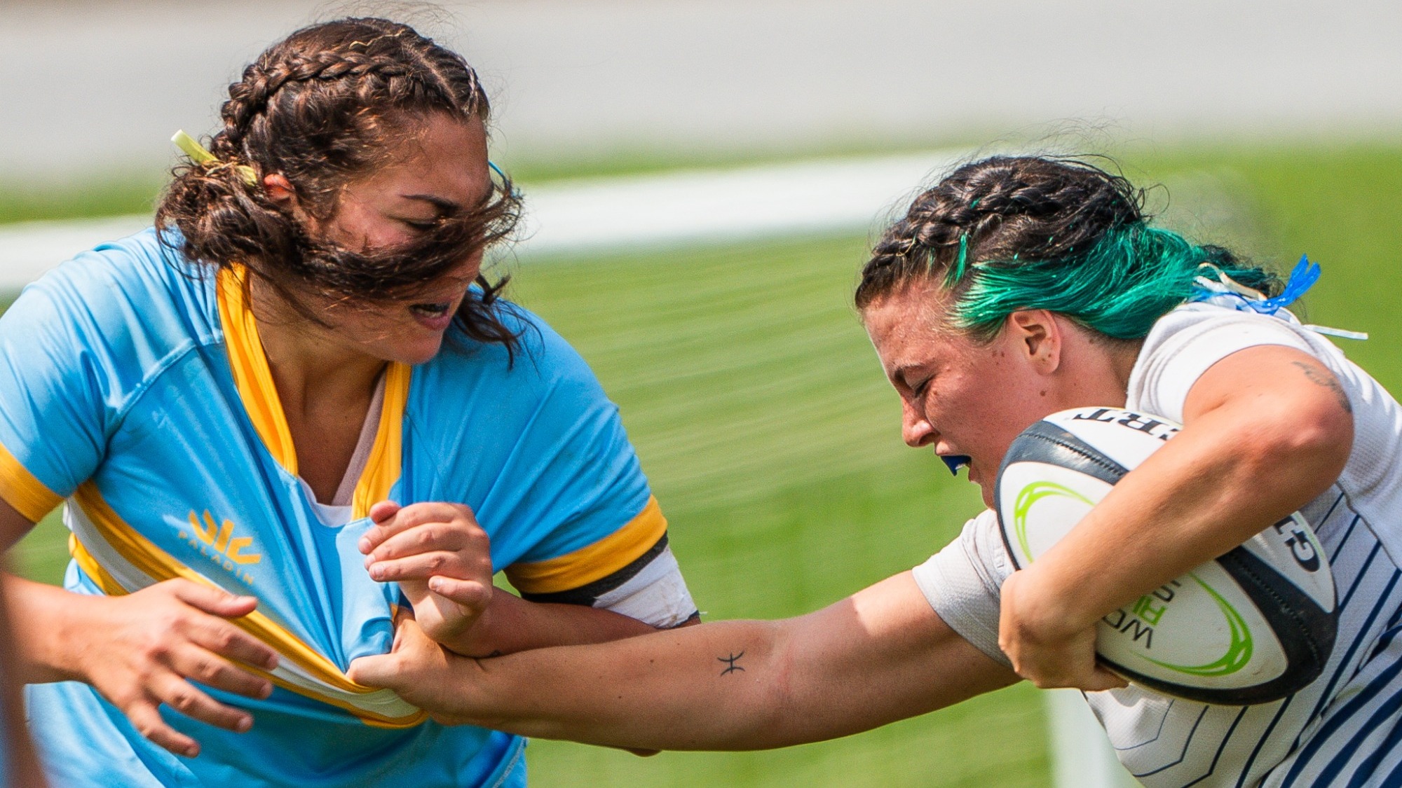 Rachel Camiglio Pushing Through Defense