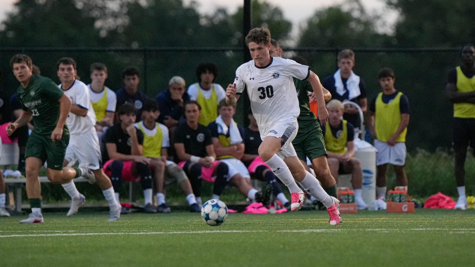 Lincoln Bauer Dribbling Up the Pitch