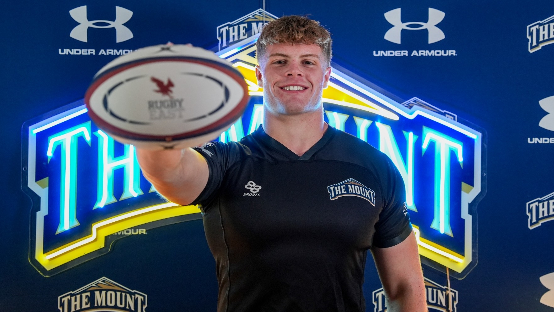Alfie Booth Holding Out the Ball
