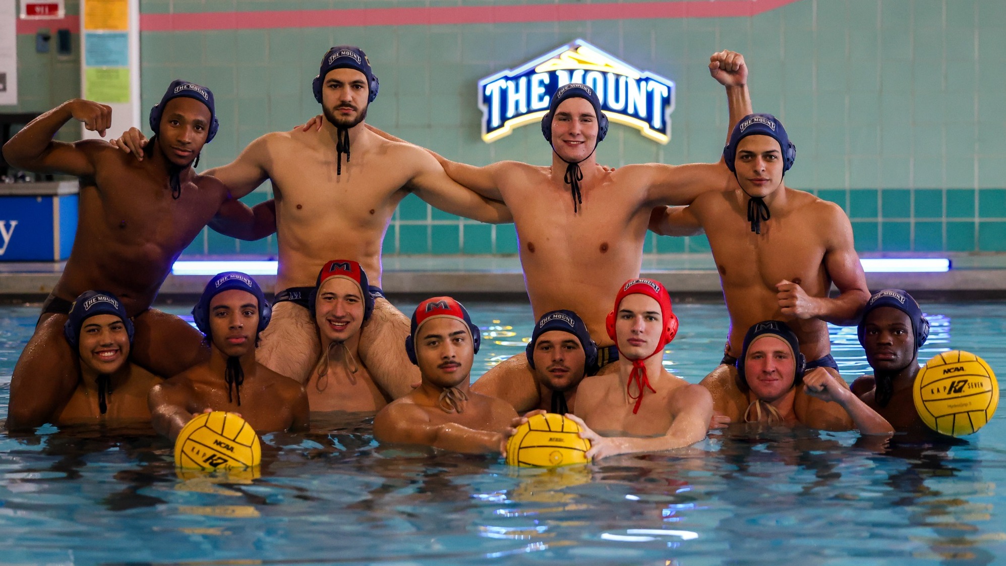 Men's Waterpolo Team Media Day Group Photo