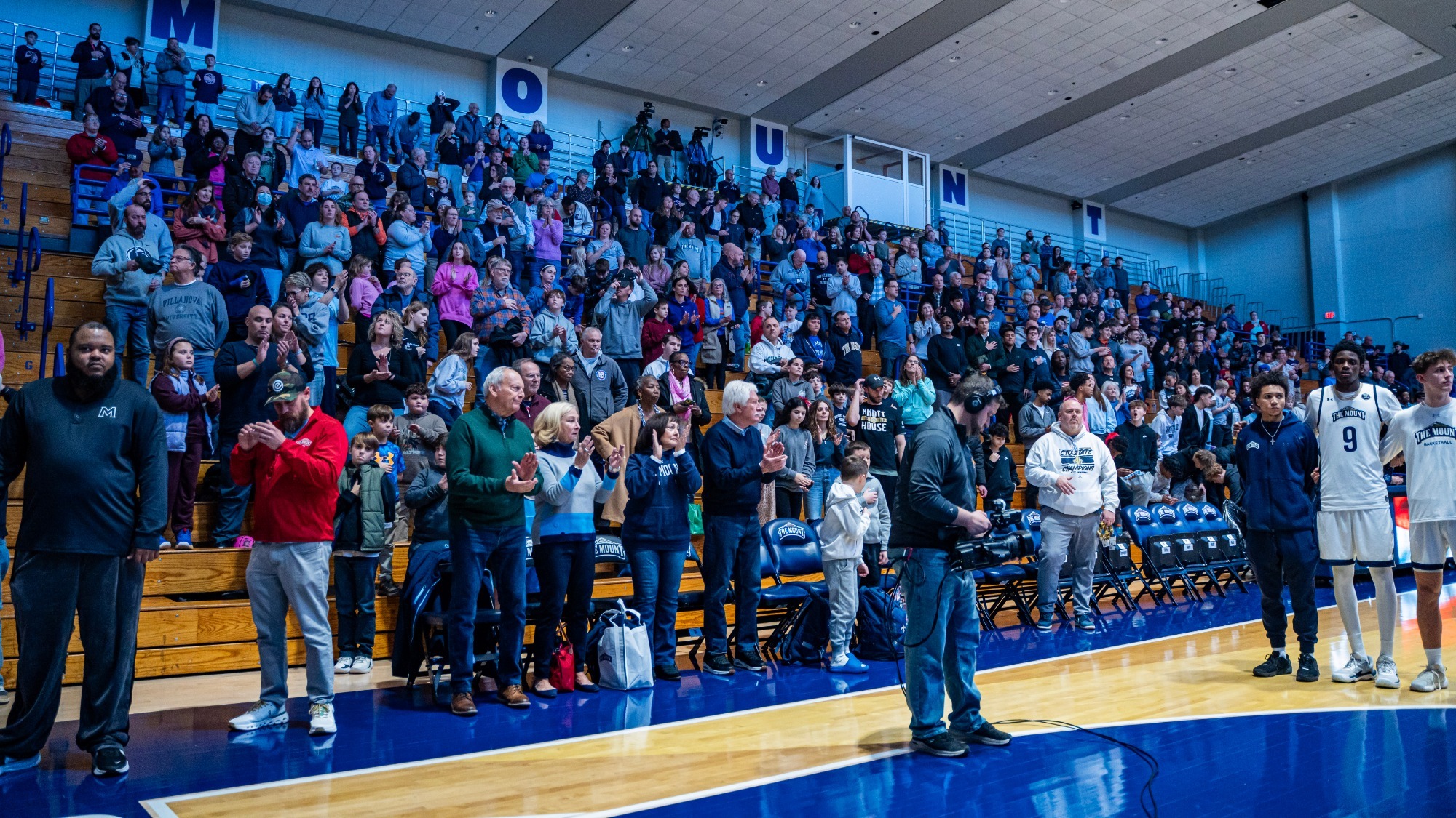 Mount St. Mary's Crowd Prior to a Game
