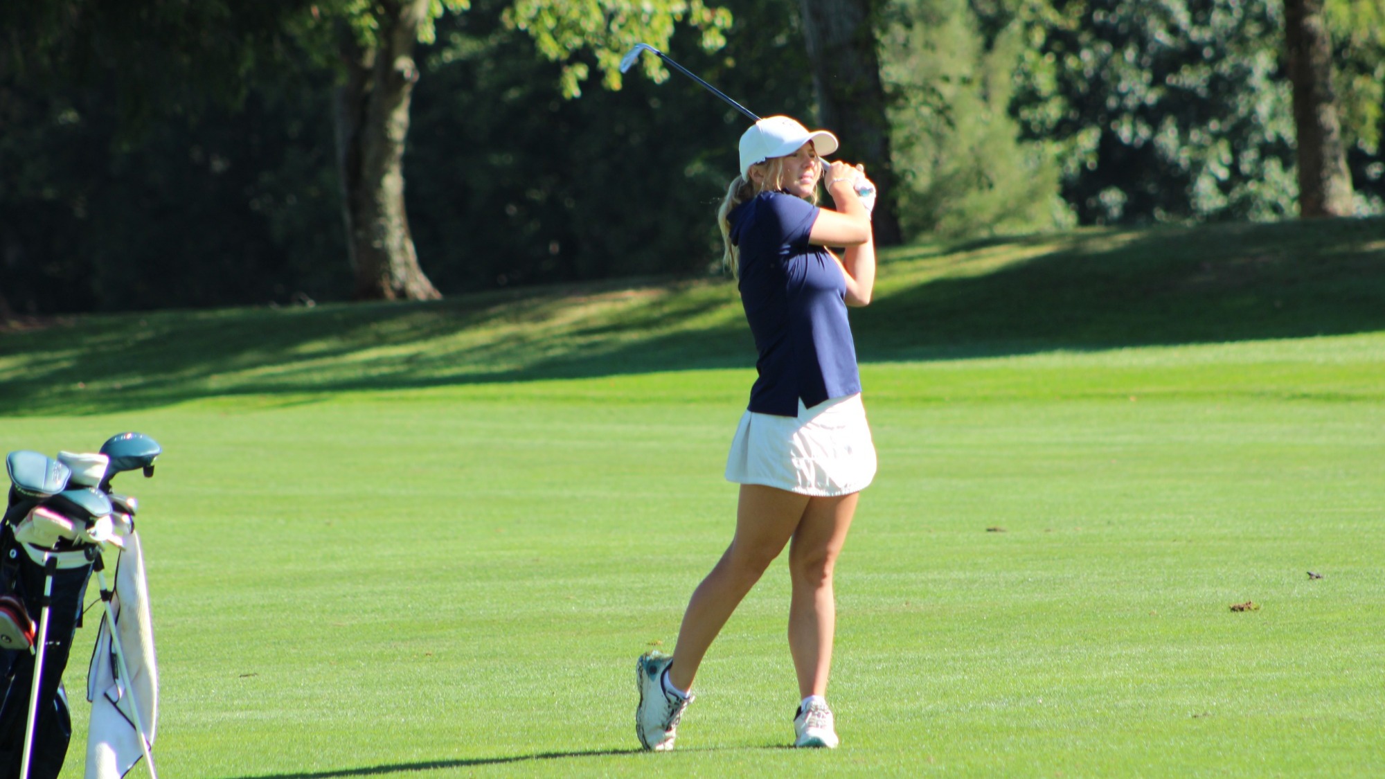 Makenna Kamnikar After Putting Ball Into the Green