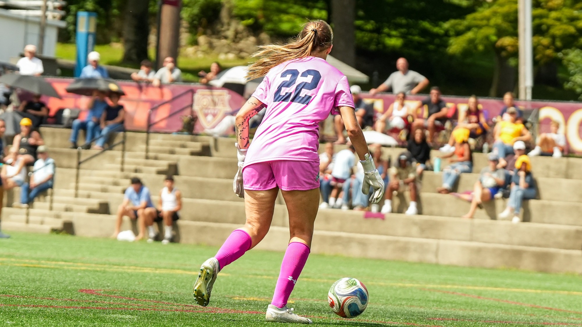 Abby Makaela Kicking Ball