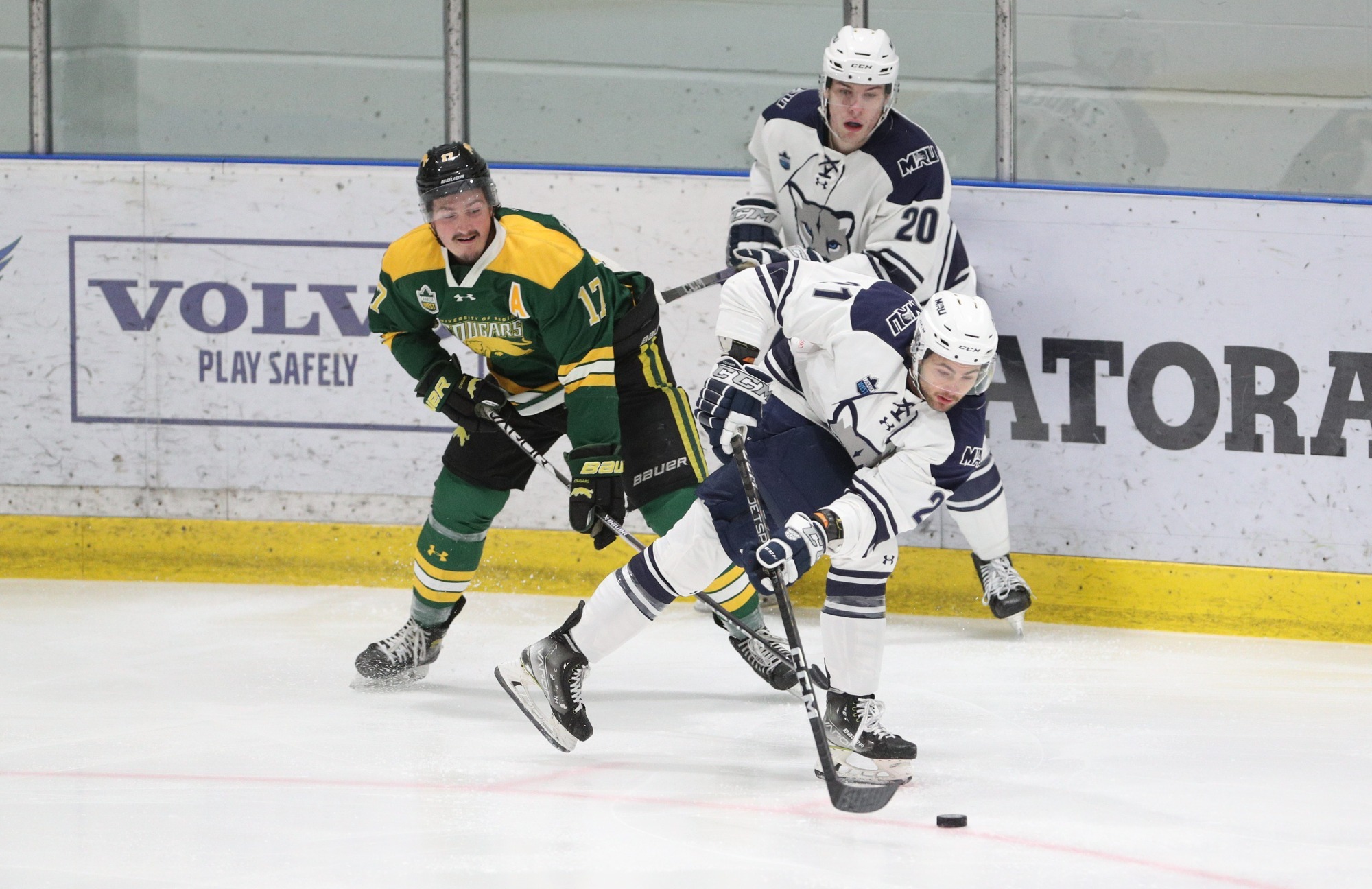 MHKY MRU shows dominance during season home opener Mount Royal