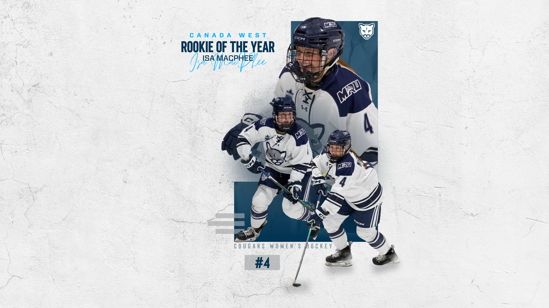 Isa MacPhee Wins Canada West Rookie of the Year