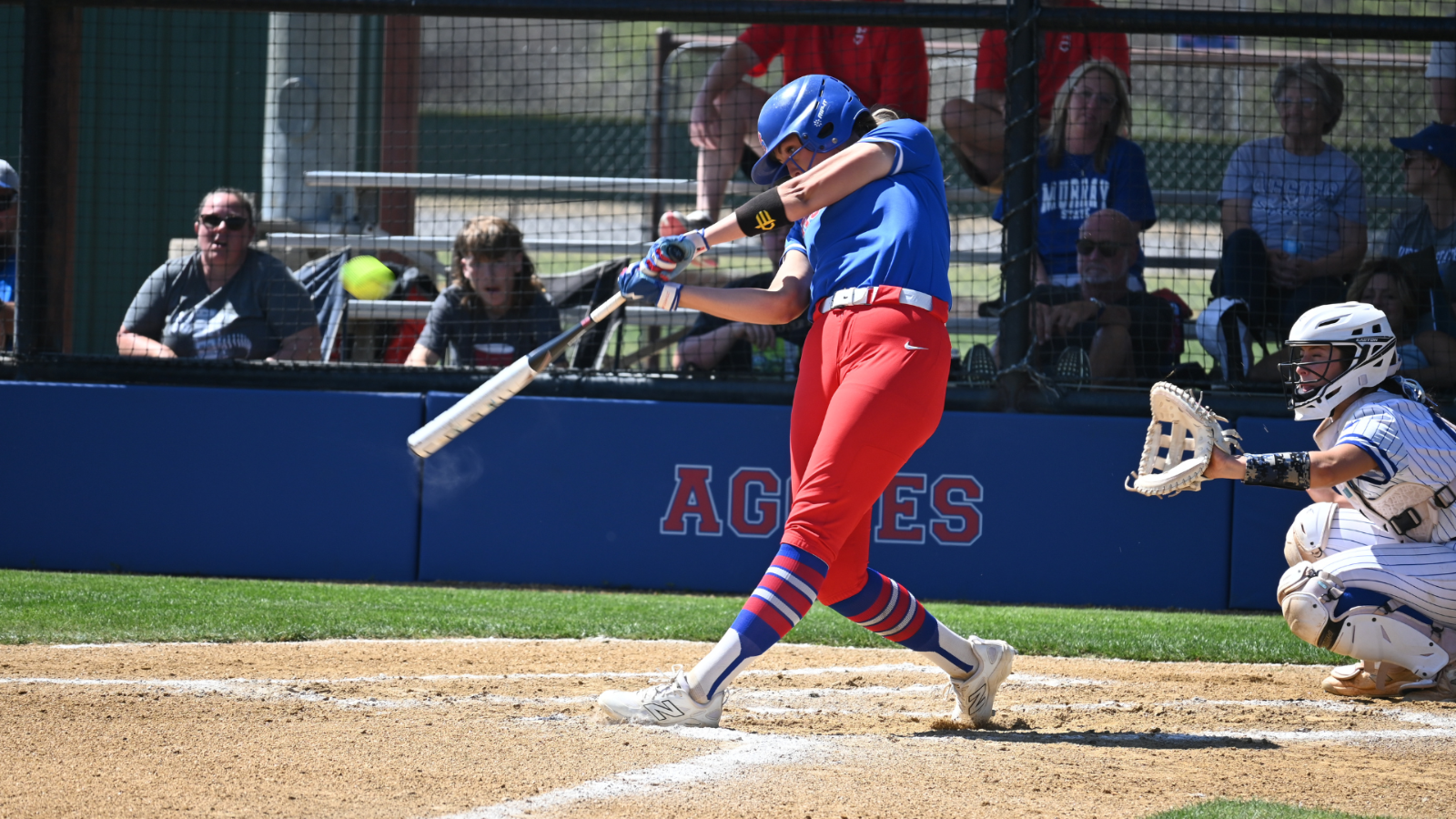 Kaylee Carter hitting a home run - 4.24