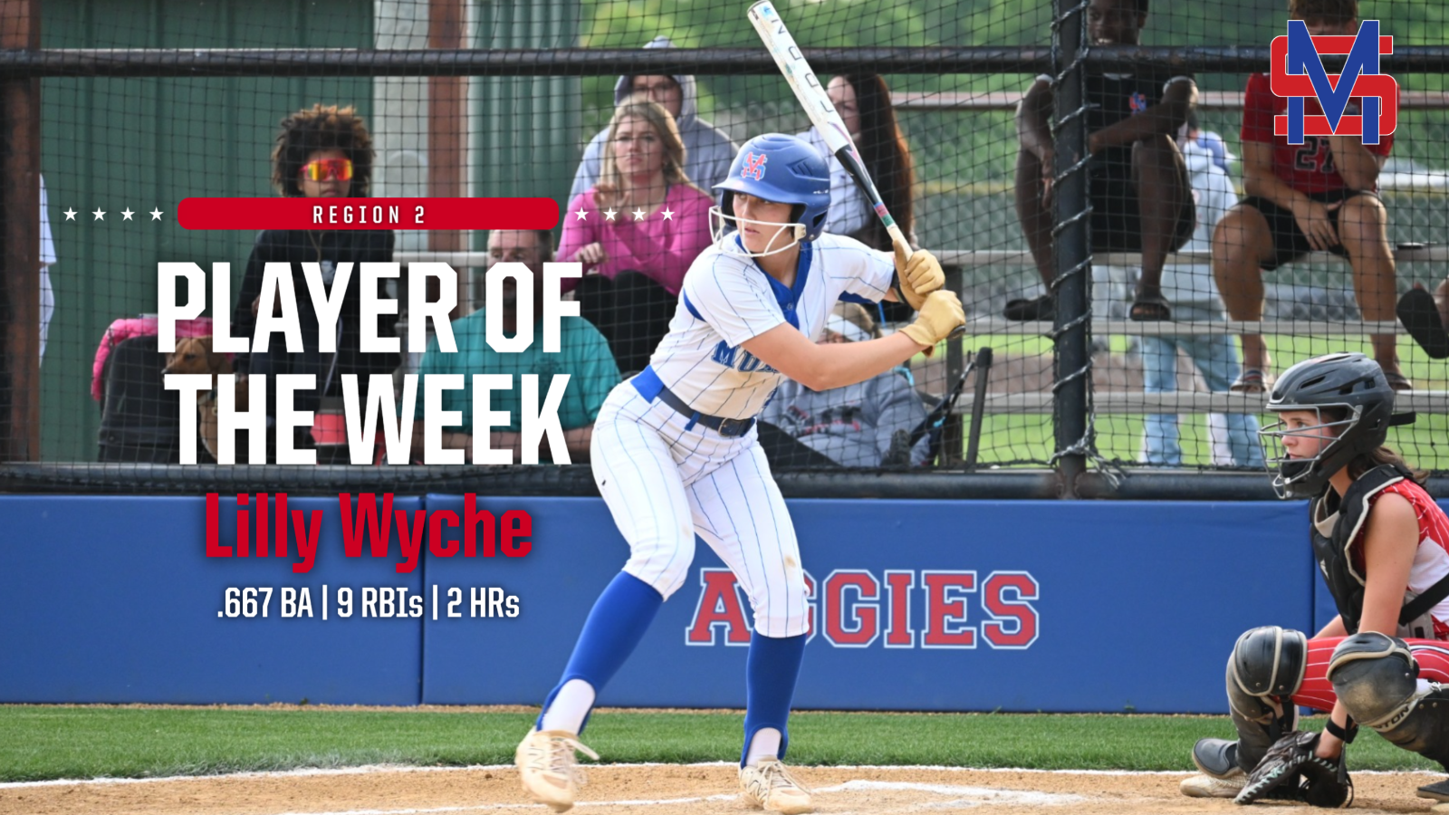 Lilly Wyche hitting a home run - 4.23