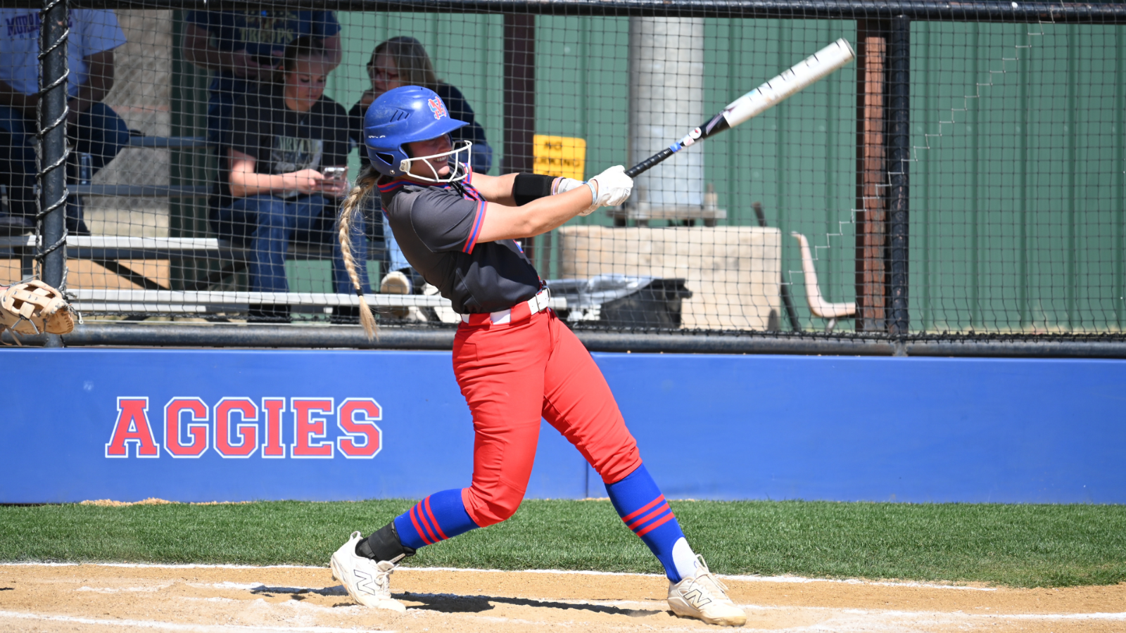 Avery Beauchamp hits a double