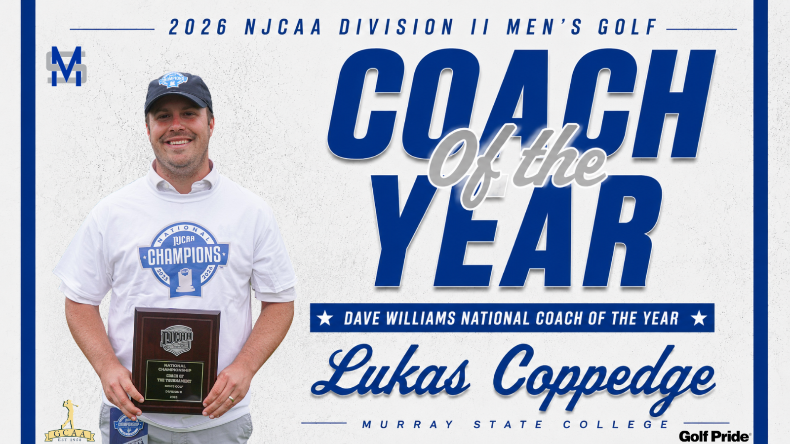 Coppedge - National Coach of the Year