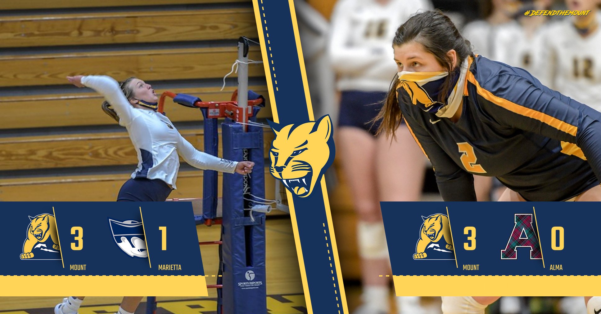 Volleyball Takes Two at Wittenberg Tournament Mount St. Joseph University