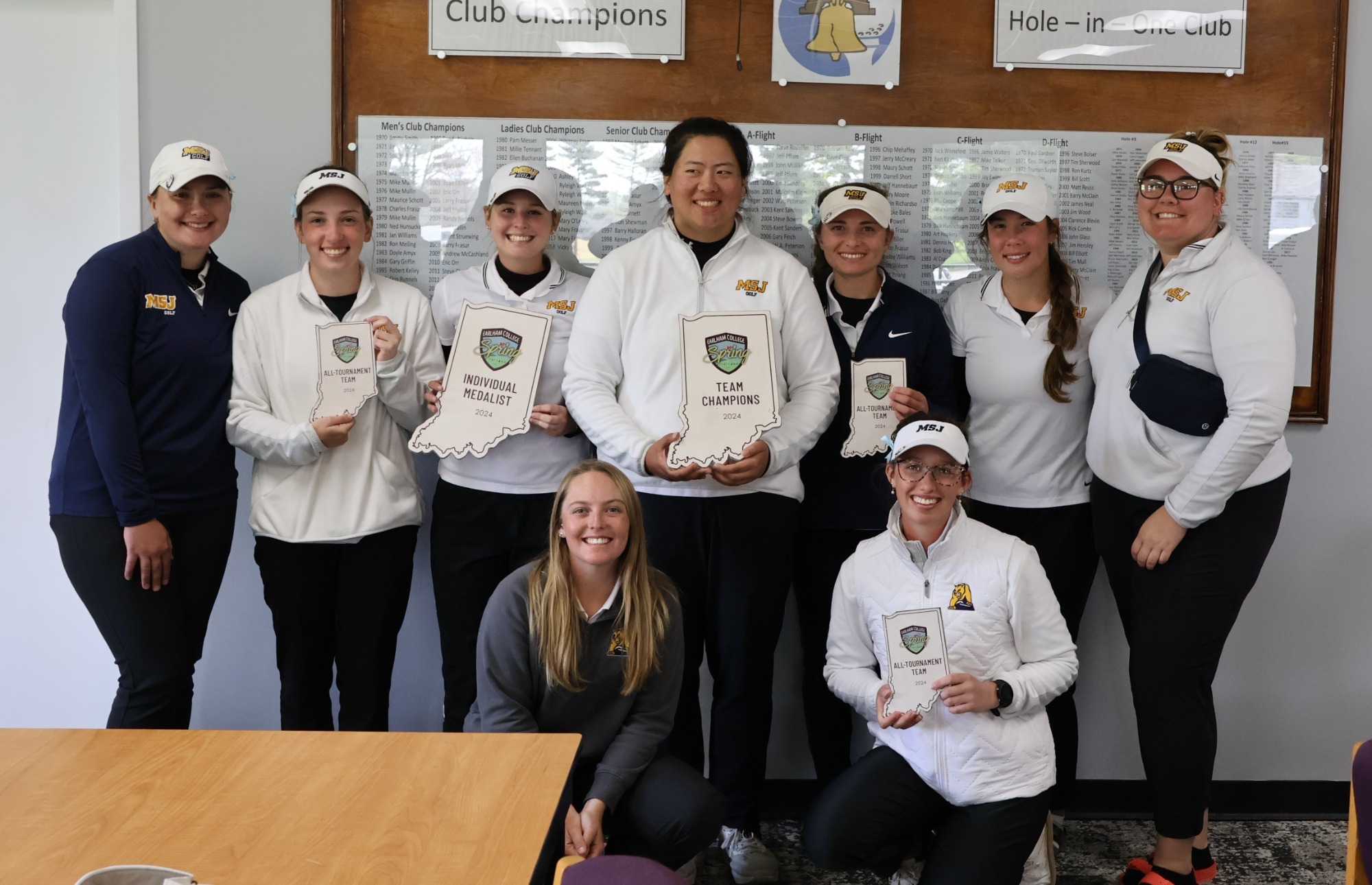 Women's Golf Wins Again at the Earlham Invitational Mount St. Joseph