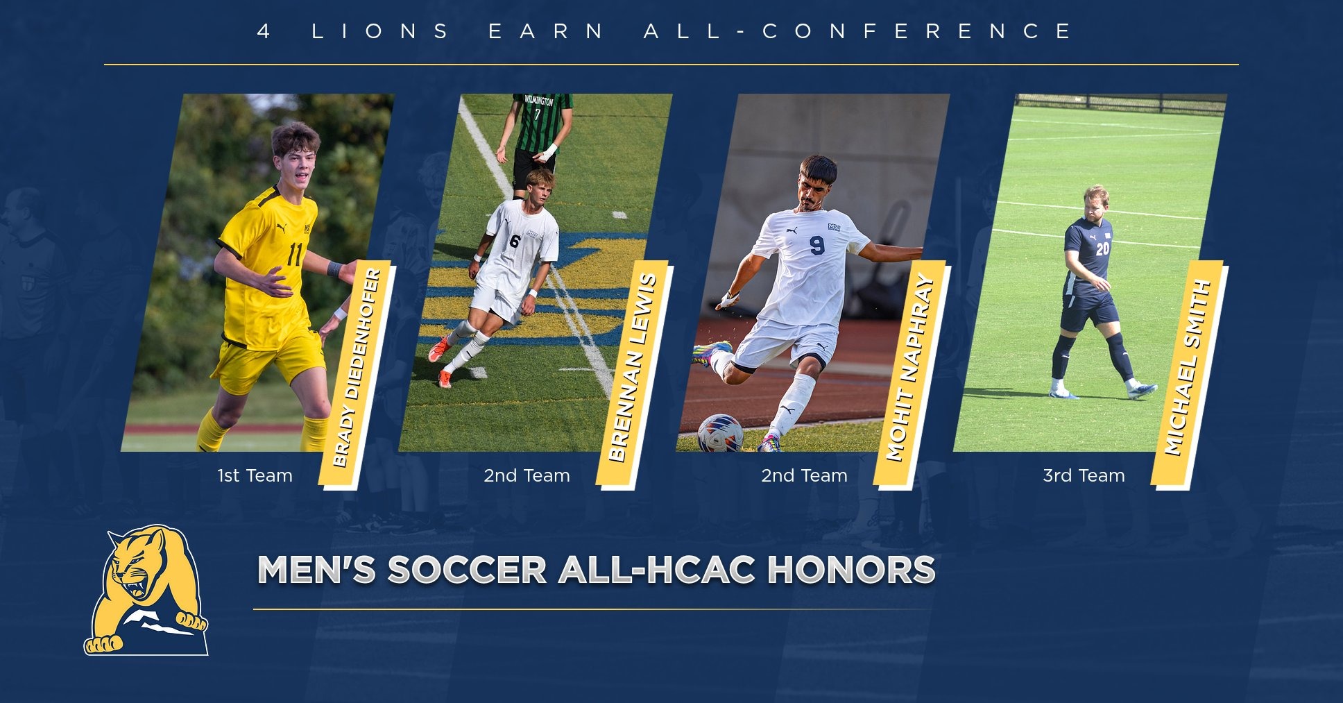 Four Lions Earn All-HCAC Honors