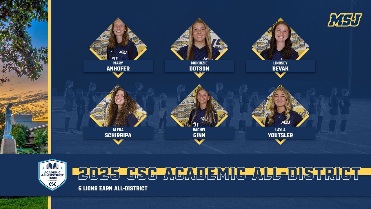 2025 Women's Soccer CSC Academic All-District